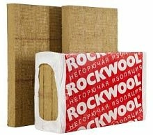 Минеральная вата ROCKWOOL Фасад Баттс Д Оптима (1200х600х100) 3 шт (2,16 м2, 0,216 м3) в упаковке – ТСК Дипломат