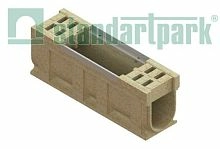 Блок монолитный водоотводный полимербетонный CompoMax БМВ-20.29.36-РПУ-ПК-6 кл. F 759468-К, класс F900, Стандартпарк