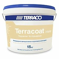 Декоративная штукатурка Terraco TERRACOAT XL на акриловой основе с текстурой «короед» 1 мм ведро 25 кг – ТСК Дипломат