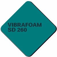 Эластомер Вибрафом (Vibrafoam)  SD 260 сине-зеленый (2м х 0,5м x 12,5мм) 1м2 – ТСК Дипломат