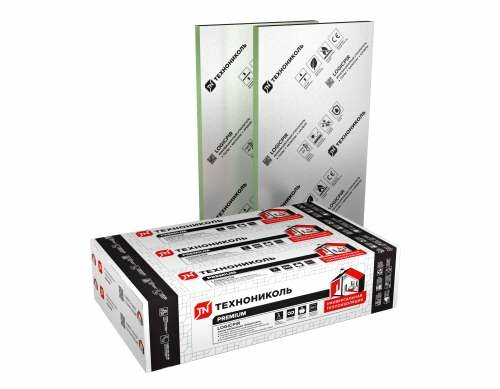 Утеплитель/Теплоизоляция LOGICPIR Ф/Ф 1200х1200х50 (1,2), Технониколь, PIR-плиты с обкладкой из фольги