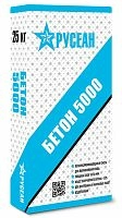 Отделочный ровнитель для пола 10-50 мм, BETON 5000, Русеан, 25 кг