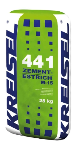 ZEMENT-ESTRICH M-15 441, Цементная стяжка М-15, мешок, 25 кг, KREISEL