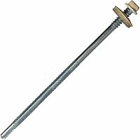 Саморез для сэндвич-панелей 6.3/5.5x205 мм RUSPERT (SILVER GREY), RAL 1015 св.слоновая кость, 20 шт, Hardwex