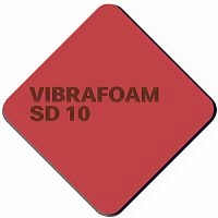 Эластомер Вибрафом (Vibrafoam)  SD 10 красный (2м х 0,5м x 25мм) 1м2 – ТСК Дипломат