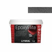 Двухкомпонентный эпоксидный состав EPOXYELITE, ведро, 1 кг, Оттенок E.06 Мокрый асфальт, LITOKOL