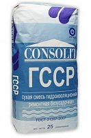 CONSOLIT ГССР - Гидроизоляционная стяжка (М-500) КОНСОЛИТ, мешок 25 кг