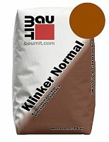 Кладочный раствор для лицевого кирпича Baumit Klinker Normal коричневый, 25 кг