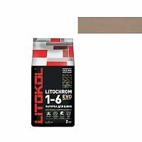 Затирка LITOCHROM 1-6 EVO, Оттенок LE.235 Коричневый, мешок, 2 кг, LITOKOL – ТСК Дипломат