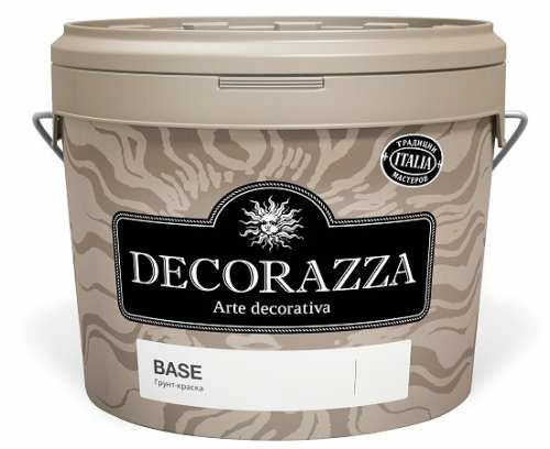 Decorazza Base/Декоразза Бейс подложечная краска-грунт для нанесения декоративных покрытий, 9 л – ТСК Дипломат