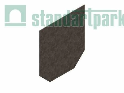 Заглушка торцевая стальная ЗЛВ-15.21.26-Б-ОС 6121-Б-D, Стандартпарк