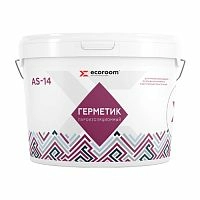 Герметик ECOROOM AS-14, 15 кг, пароизоляционный для монтажа светопрозрачных конструкций, ведро