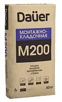 Dauer Сухая смесь М-200 Монтажно-кладочная 50 кг мешок