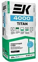 ЕК 4000 TITAN клей для керамогранита и тяжелых плит. (Адгезия 1,5 МПа), мешок 25 кг – ТСК Дипломат