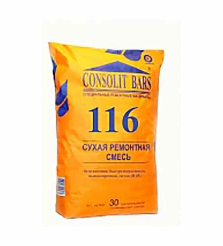 CONSOLIT BARS 116 М -10°С сухая ремонтная смесь, 30 кг, мешок Консолит – ТСК Дипломат