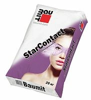 Клеевой и базовый штукатурный состав Baumit StarContact, 25 кг