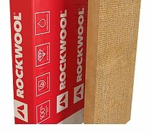 Минеральная вата ROCKWOOL Фасад БАТТС Оптима (1200x600x200) 1 шт (0,72 м2, 0,144 м3) в упаковке – ТСК Дипломат