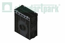 Пескоуловитель пластиковый  сборный PolyMax Drive ПУC-20.26.60-ПП с РВ щель ВЧ кл.D (к-т) 085800734, класс D400, Стандартпарк