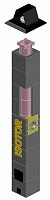ISOTOR Комплект основания 3м Ø16 подкл130, Schiedel