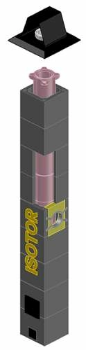 ISOTOR Комплект основания 3м Ø16 подкл130, Schiedel