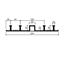 Гидрошпонка АКВАСТОП тип ДО-220/25-4/25 EPDM (резина) – ТСК Дипломат