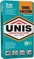 Плиточный клей Юнис Бассейн, 25 кг – ТСК Дипломат