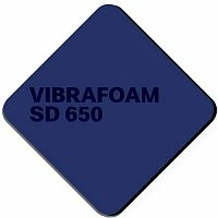 Эластомер Вибрафом (Vibrafoam)  SD 650 темно-синий (2м х 0,5м x 25мм) 1м2 – ТСК Дипломат