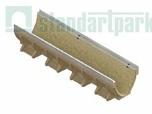 Лоток водоотводный полимербетонный CompoMax Drive ЛВ-V–20.26.31–П-З-К18 75076V/18-18, класс С250, Стандартпарк