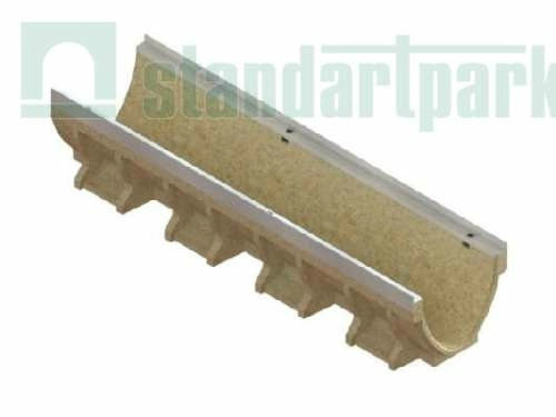 Лоток водоотводный полимербетонный CompoMax Drive ЛВ-V–20.26.31–П-З-К18 75076V/18-18, класс С250, Стандартпарк