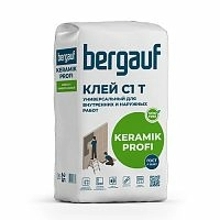 KERAMIK PROFI, 25 кг, Смесь сухая клеевая тиксотропная, Bergauf