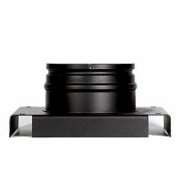 Основание с отводом конденсата, Permeter Ultra, 50 мм, D130, черный, Schiedel