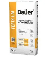 Теплоизоляционный кладочный раствор QUADER® TEFIX LM 20 кг, мешок