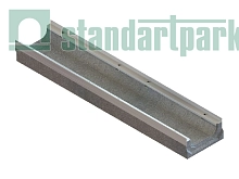 Лоток водоотводный бетонный BetoMax Drive ЛВ-15.21.10-БВ с РВ щель ВЧ (комплект) 04217633309, класс С250, Стандартпарк