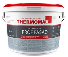 Краска фасадная акриловая водно-дисперсионная THERMOMAX PROF FASAD, 23 кг – ТСК Дипломат