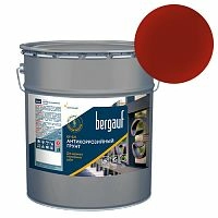ГФ-021, 25 кг, Антикоррозийный грунт для наружных и внутренних работ, красно-коричневый, Bergauf