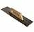 Гладилка зубчатая нержавеющая с деревянной ручкой 130мм х 480мм, зуб 8х8мм