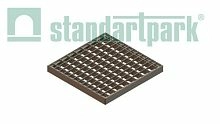 Решетка стальная Basic ячеистая к дождеприемнику 300x300 РВ-28.280, класс А15, 3320, Стандартпарк