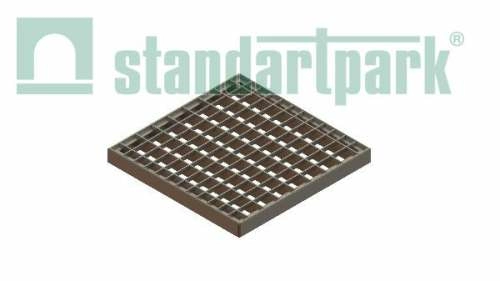 Решетка стальная Basic ячеистая к дождеприемнику 300x300 РВ-28.280, класс А15, 3320, Стандартпарк
