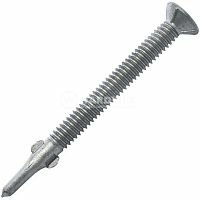 Саморез 6.3x70 мм с плоской головкой, шлиц Torx-30, RUSPERT (SILVER GREY), 100 шт – ТСК Дипломат