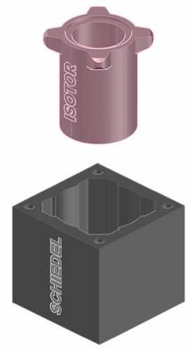 ISOTOR Комплект дымохода с диффузорами 0,33м Ø20см, Schiedel