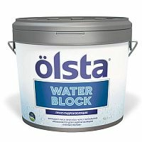 OLSTA WATERBLOCK Грунт-гидроизоляция для внутренних и наружных работ, 10 л – ТСК Дипломат