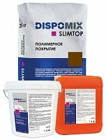 Покрытие наливное полиуретан-цементное Slimtop 355FL, коричневый, 32 кг, Dispomix – ТСК Дипломат