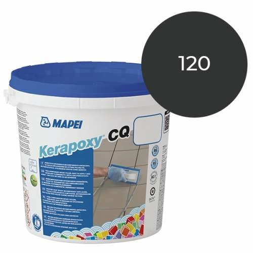 Шовный заполнитель (затирка) KERAPOXY CQ №120, черный, Mapei, 3 кг – ТСК Дипломат