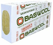 Baswool Фасад 90 (1200х600х100 мм), уп. 3 шт (2,16 м2, 0,216 м3), Базальтовая вата – ТСК Дипломат