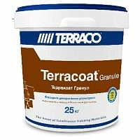 Декоративная штукатурка TERRACO TERRACOAT GRANULE 2,5 мм на акриловой основе с зернистой текстурой типа «Шуба». 25 кг ведро – ТСК Дипломат