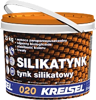 SILIKATYNK 020, Силикатная декоративная штукатурка, KREISEL – ТСК Дипломат