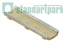 Лоток водоотводный полимербетонный CompoMax Drive ЛВ–20.26.26-П с РВ щель ВЧ кл.D (к-т) 075571334, класс D400, Стандартпарк