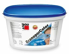 Фасадная краска на основе полимерного связующего Baumit GranoporColor Группа 3, 14 л