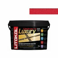 Затирка LITOCHROM 1-6 LUXURY, C.630 Красный чили, 2 кг, LITOKOL