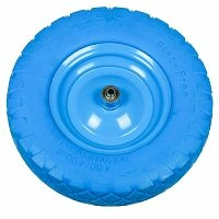 Колесо для одноколесной тачки литое PU 4.80/4.00x80 D12/16
